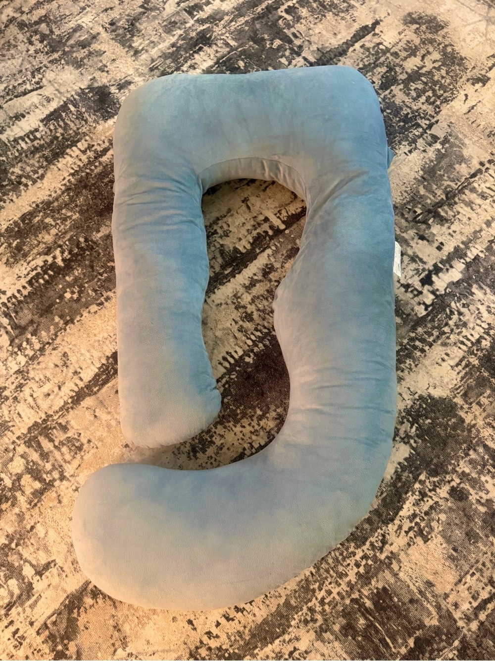 Pregnancy Body Pillow - Light Blue